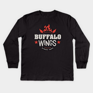 Buffalo Wings Since 1964 Kids Long Sleeve T-Shirt